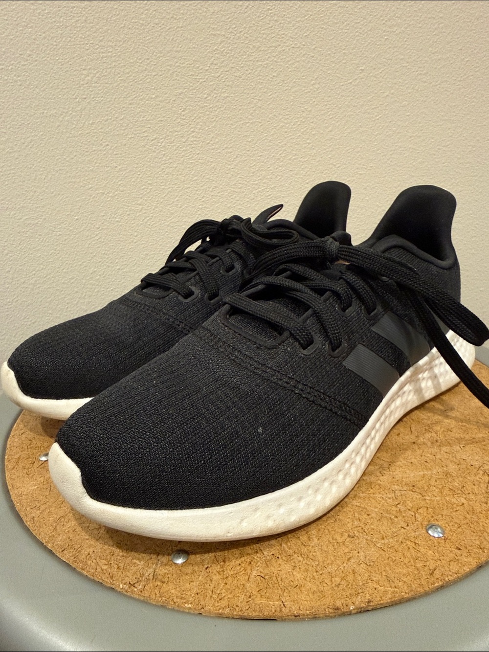 adidas Black Knit Sneakers Women’s Size 8